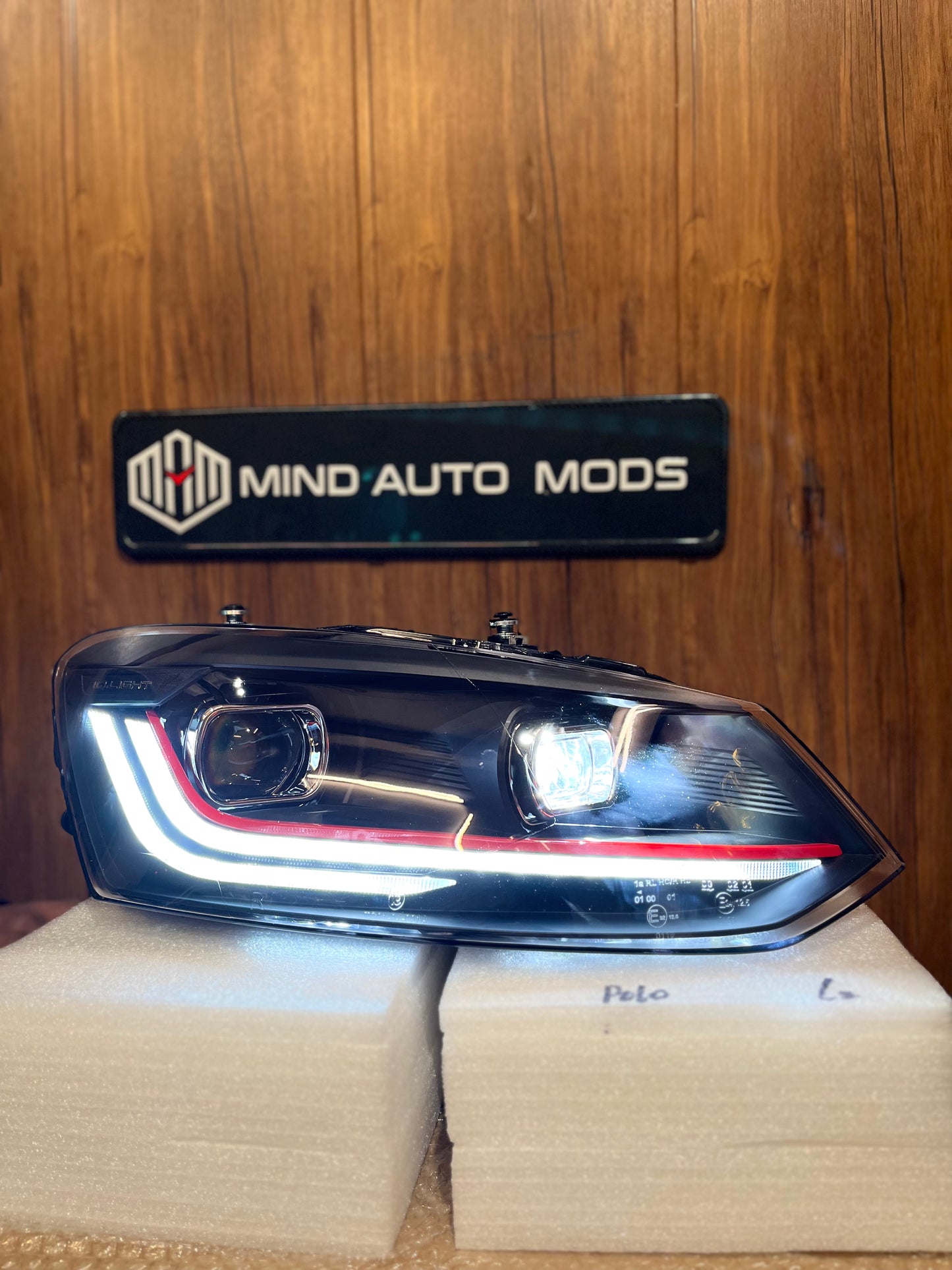 POLO/VENTO (EURO SPEC) RED LINE HEAD LAMP