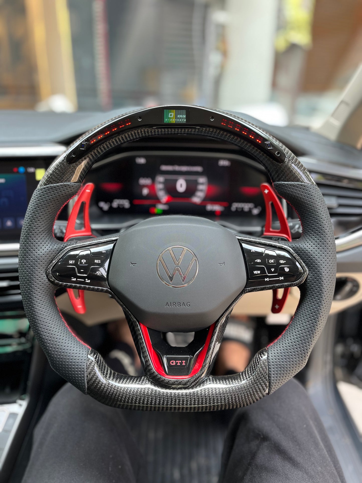 VIRTUS (MK8) ORIGINAL CARBON FIBER LED STEERING WHEEL
