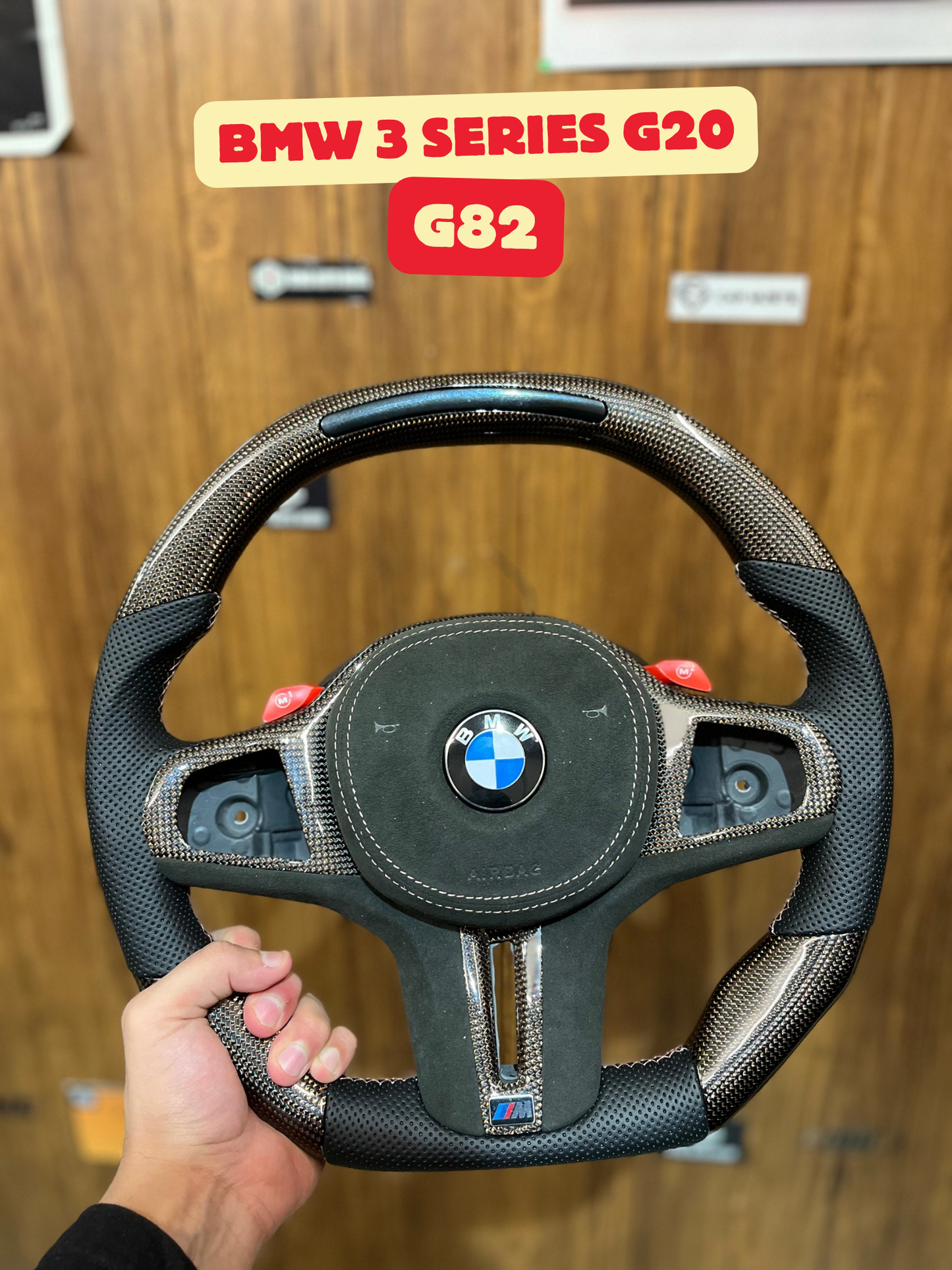 BMW 3 SERIES G20 GOLDEN CARBON STEERING