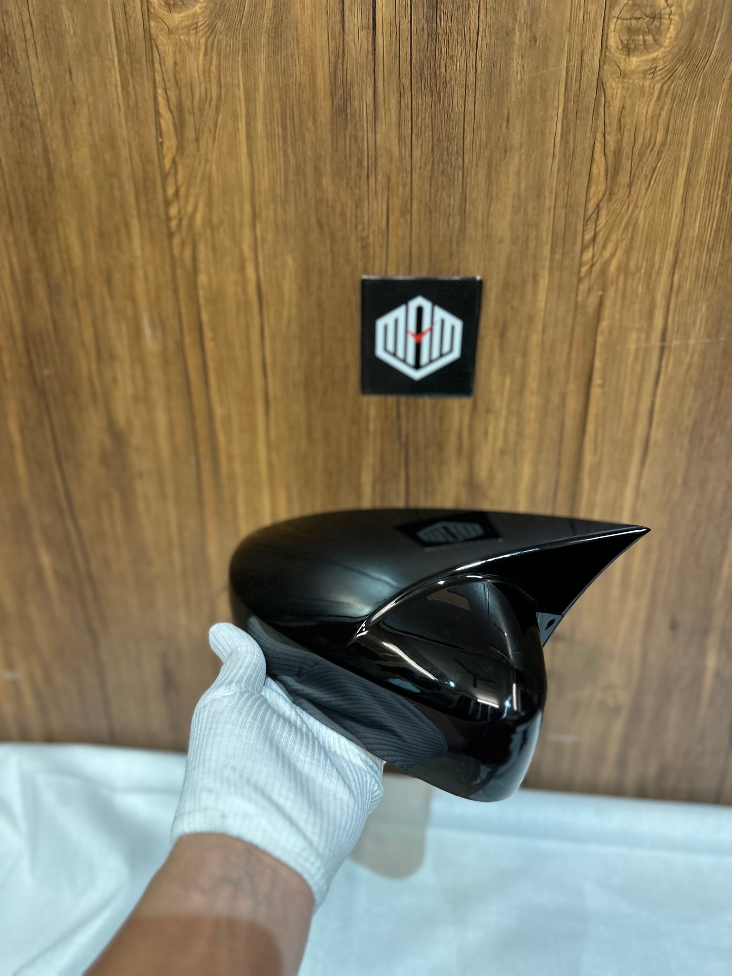 SKODA RAPID (BLACK) MIRROR CAPS