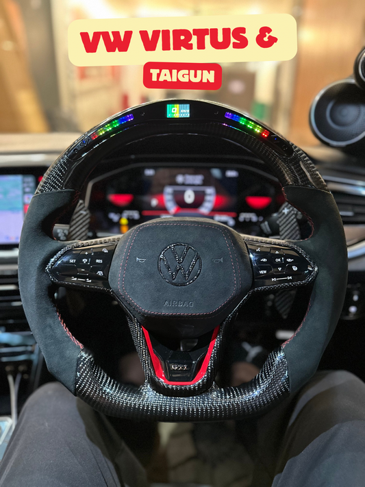 VIRTUS MK8 CARBON LED STEERING