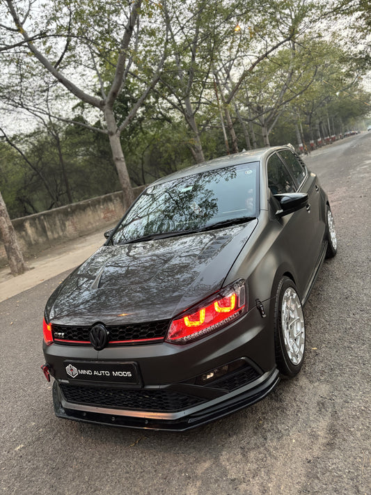 POLO/VENTO UU (RED LINE) RED DRL HEAD LAMP